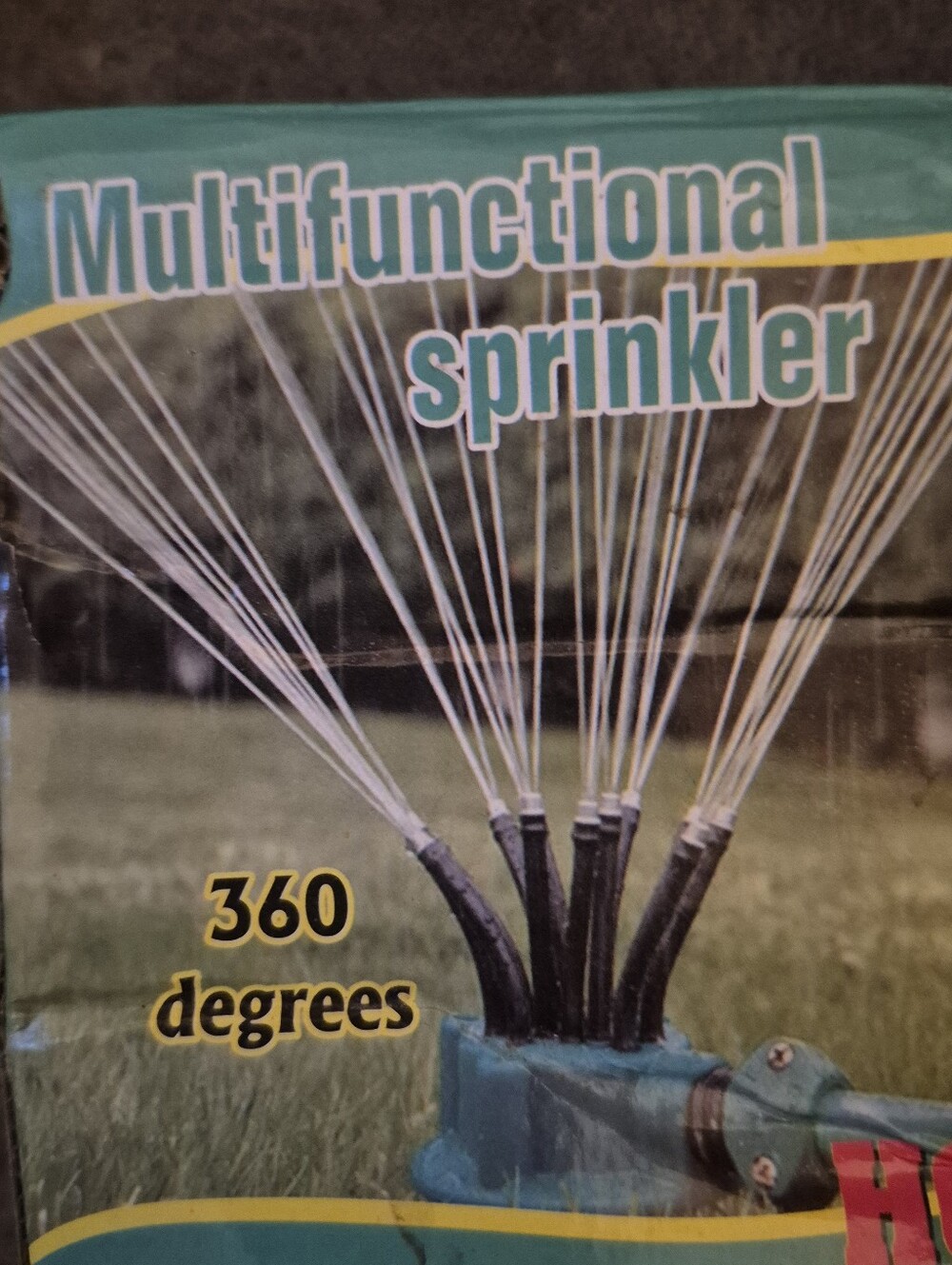 360-degree multi-directional lawn and garden sprinkler customizable